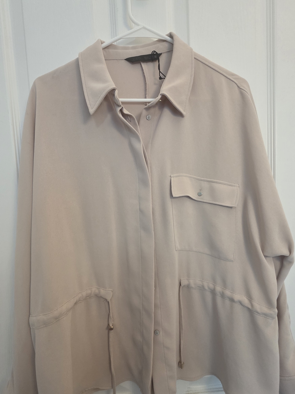 Light Beige Blouse ZARA